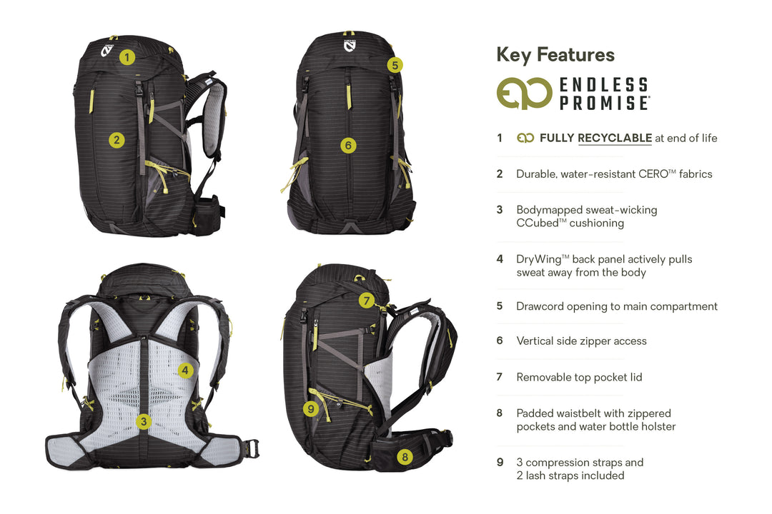 Sac à dos Nemo Persist™ Endless Promise 45L Femmes - Plein air Entrepôt