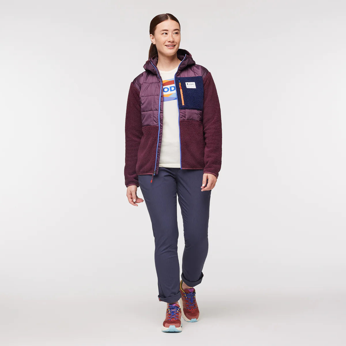Cotopaxi Manteau Trico Hybrid Hooded Femme - Plein Air Entrepôt