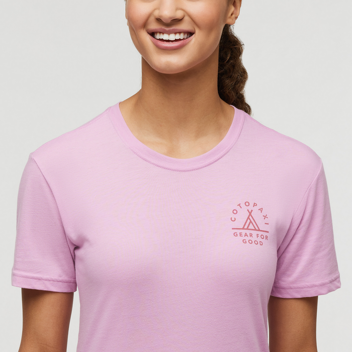 T-shirt Cotopaxi Llama Map Organic Femmes - Plein Air Entrepôt