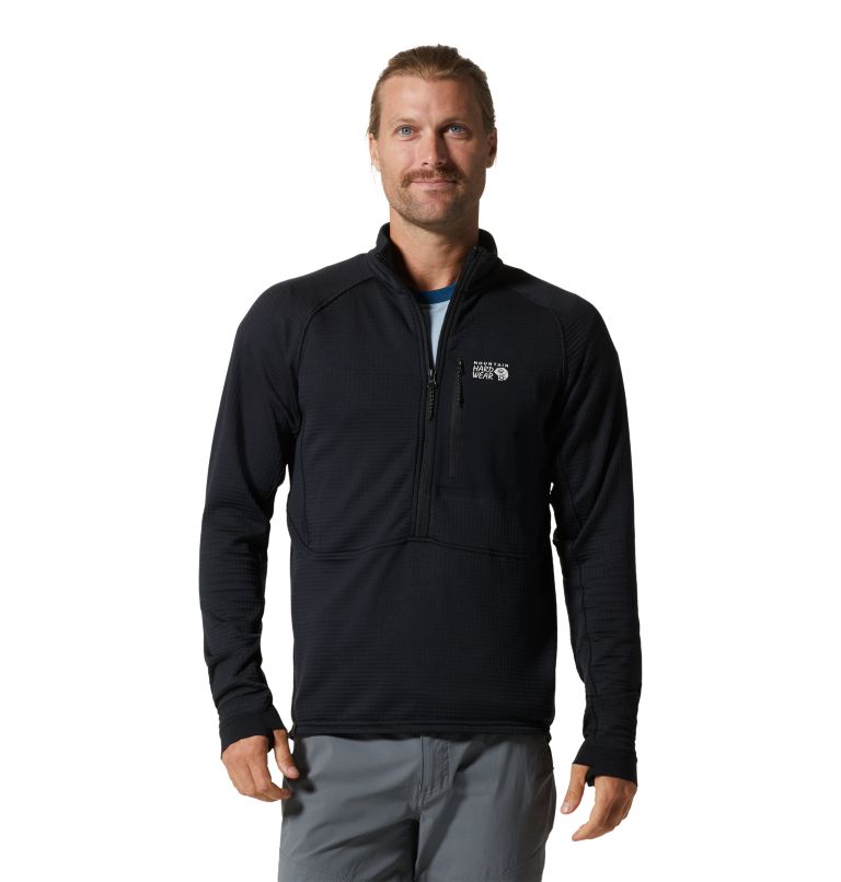 Mountain Hardwear Polartec® Power Grid™ Half Zip Jacket Hommes - Plein air Entrepôt