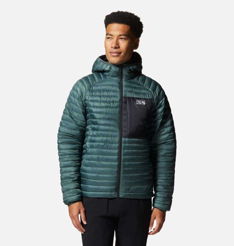 Manteau isolé Mountain Hardwear Alpintur à capuchon Hommes - Plein Air Entrepôt