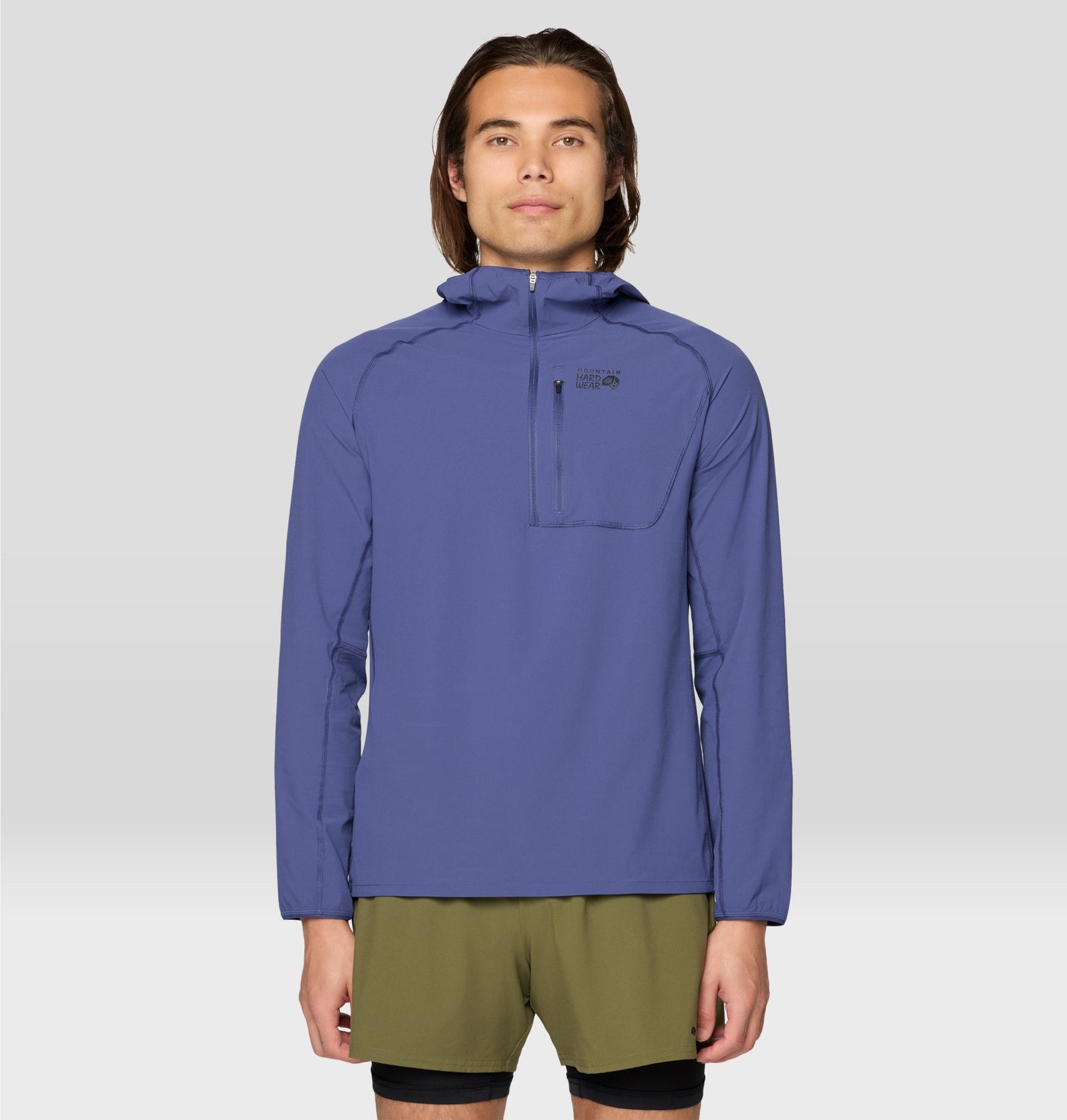 Chandail à capuchon Mountain Hardwear Sunshield Hoody Demi-Zip Hommes - Plein Air Entrepôt