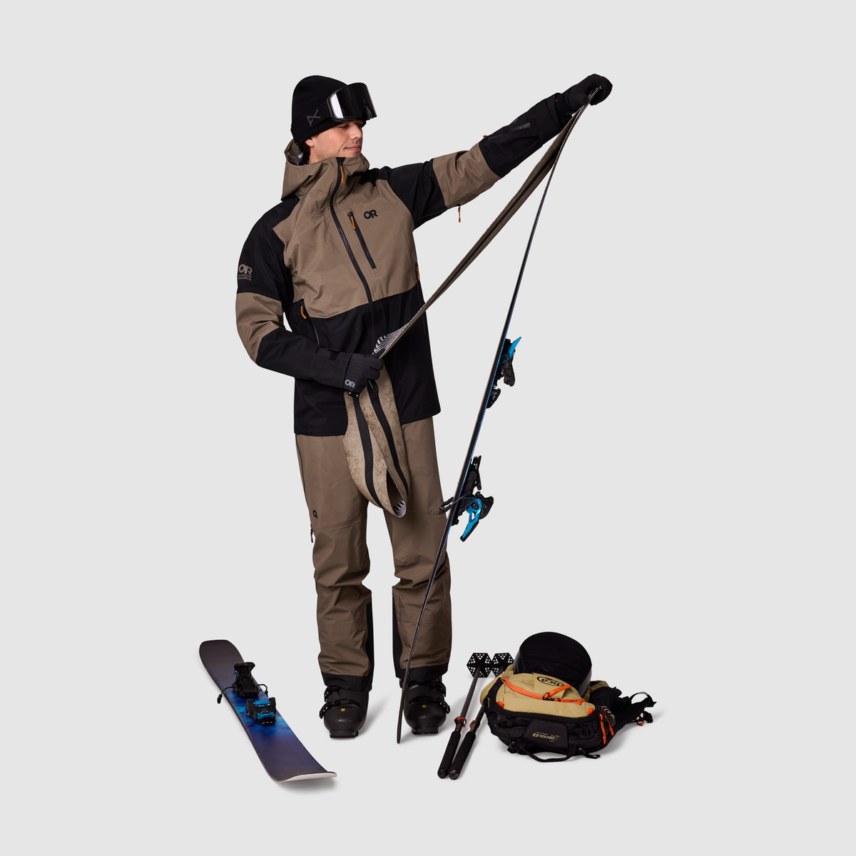 Salopette de ski Outdoor Research Hemispheres Team Gore-Tex 3L Hommes - Plein air Entrepôt
