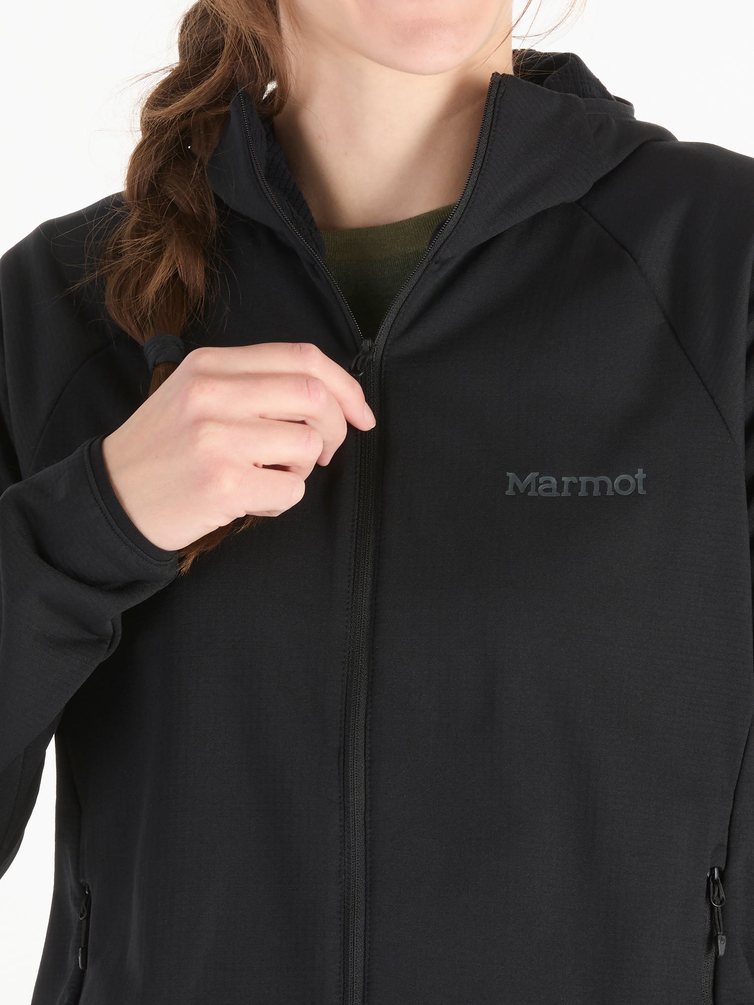 Chandail en Polar à Capuchon Marmot Leconte Zip Pleinne Femmes - Plein Air Entrepôt