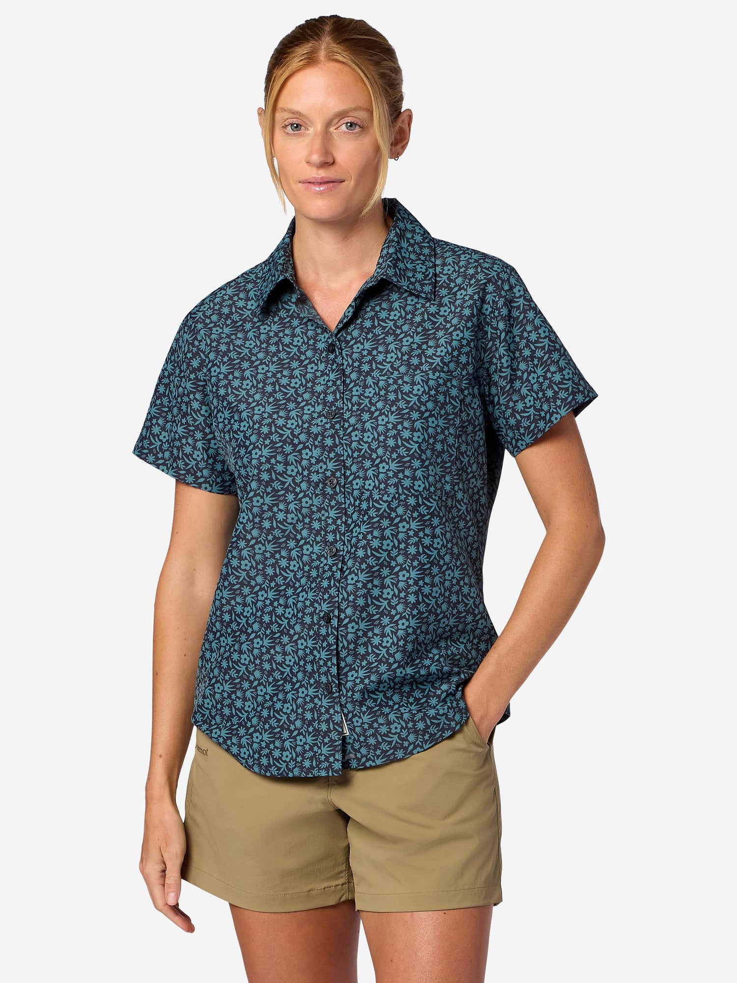 Chemise Marmot AirExchange UPF 40 Novelty Manches Courtes Femmes - Plein air Entrepôt