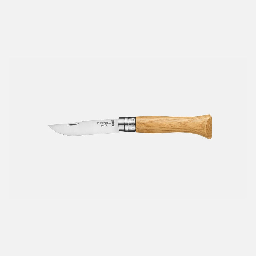 Couteau Opinel #06 Inox chêne - Plein air Entrepôt