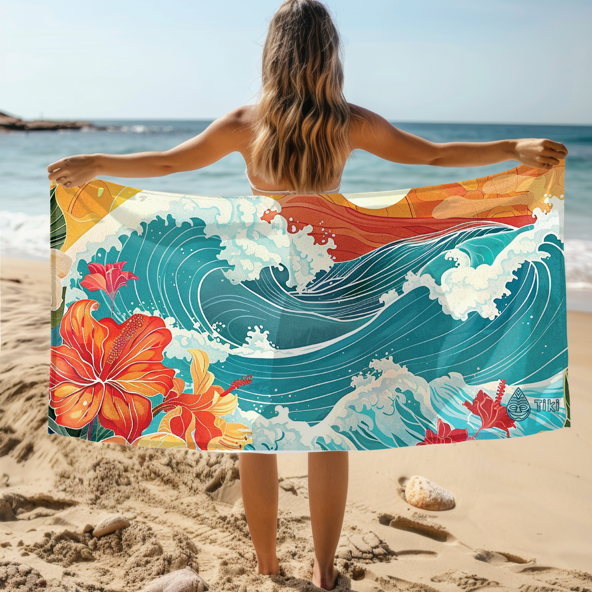 Serviette Tiki Microfibre Grande