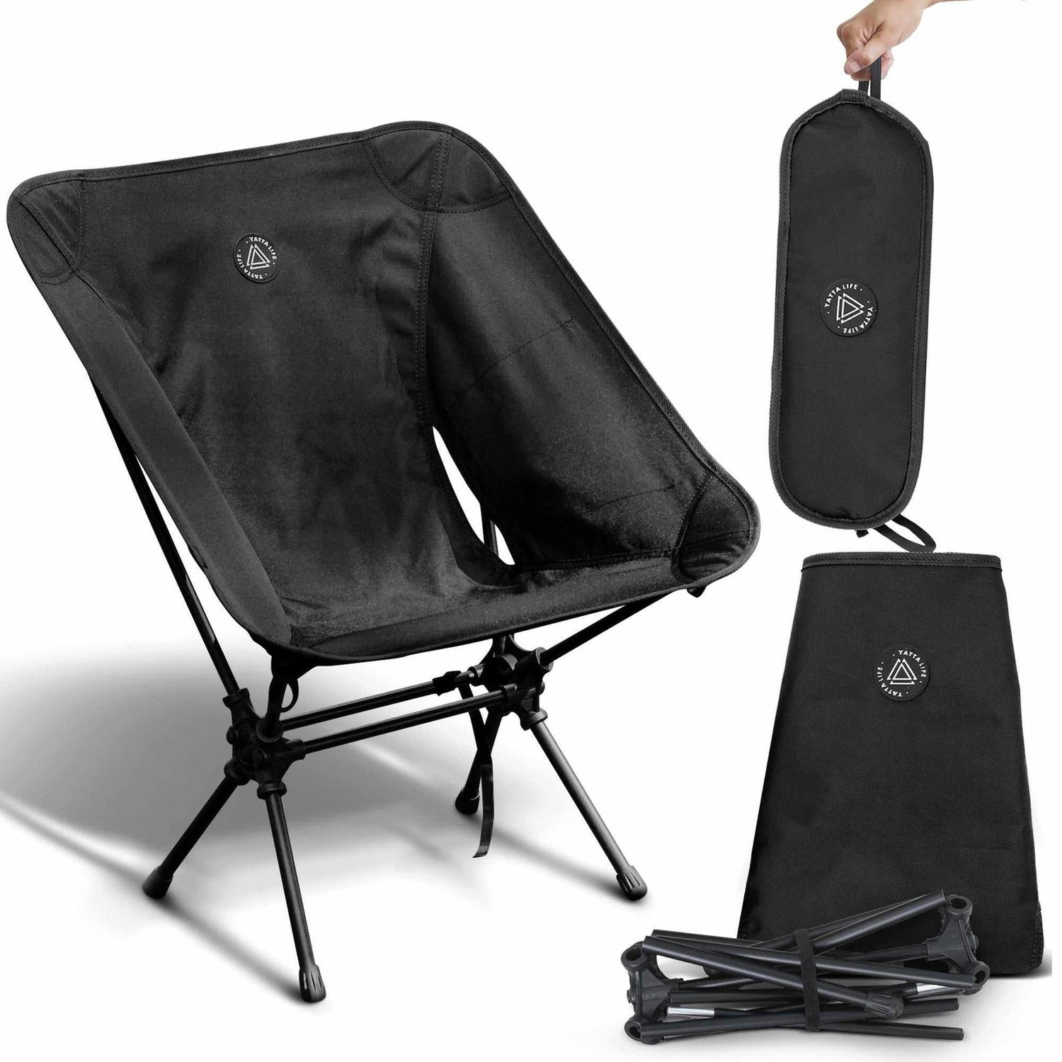 Yatta Low Back Ultralight Folding Camping Chair