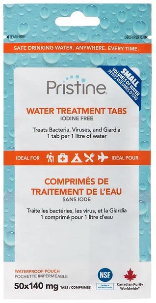 Pristine Tablette Traitement Pour L'eau - Plein Air Entrepôt
