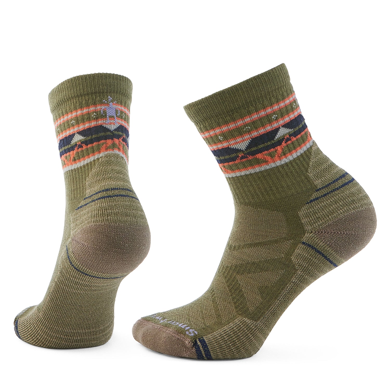 Bas Smartwool Hike Light Cushion Zig Zag Valley Mid Crew Femmes - Plein air Entrepôt