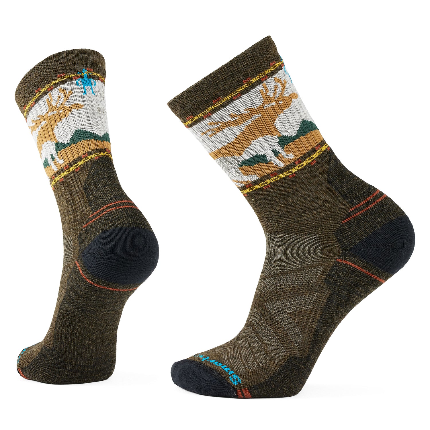Bas Smartwool Hike Light Cushion Mountain Moose Crew - Plein air Entrepôt
