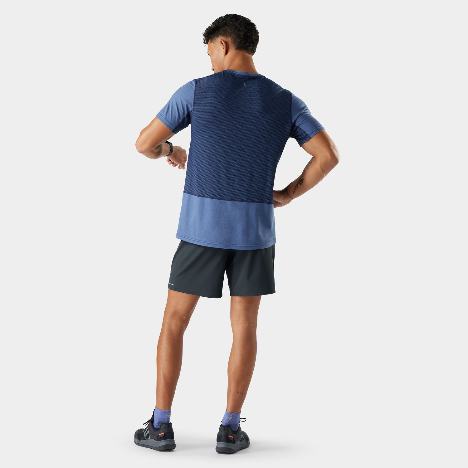 T-shirt Smartwool de vélo de montagne Manches Courtes Hommes - Plein air Entrepôt