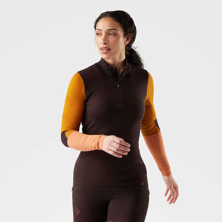Couche de base Smartwool 1/4 Zip Intraknit Thermal Merino Femmes - Plein Air Entrepôt