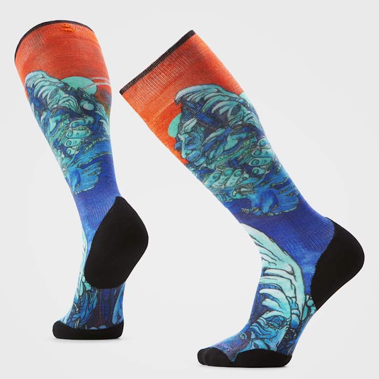 Bas de Ski Smartwool Imprimé Brume d'hiver Targeted Cushion OTC - Plein air Entrepôt