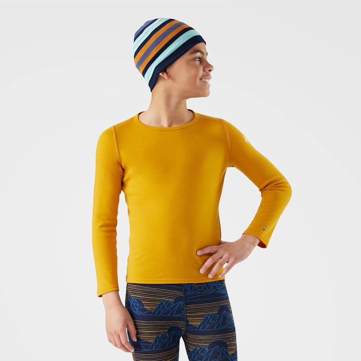 Couche de Base Smartwool Classic Thermal Crew Enfants - Plein air Entrepôt