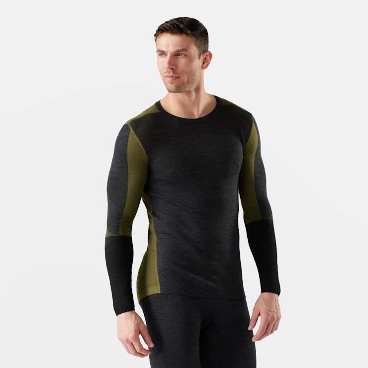 Couche de Base Smartwool Intraknit Thermal Merino Colorblock Hommes - Plein air Entrepôt