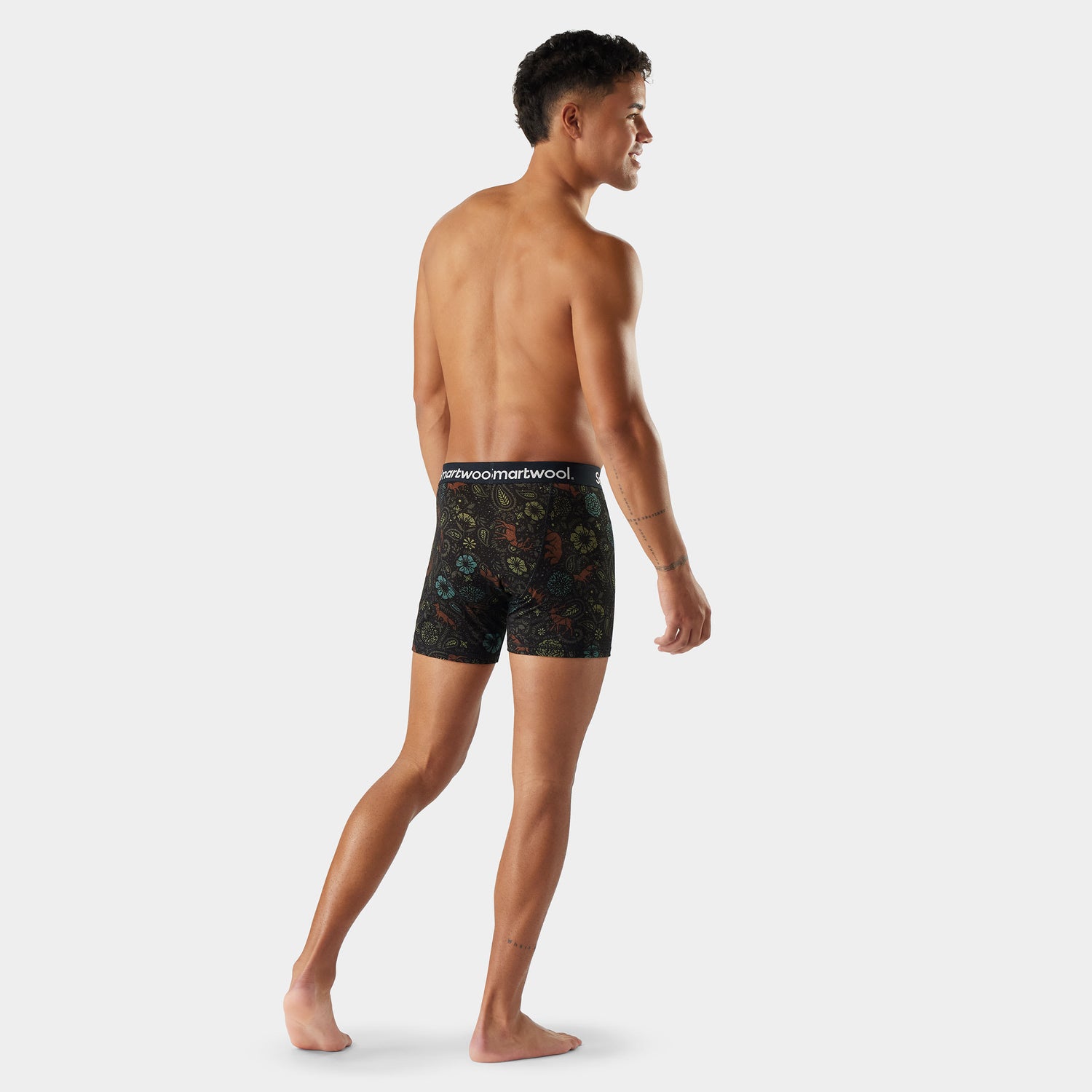 Caleçon Boxeur Smartwool Merino Print Boxer Brief Boxed Hommes - Plein air Entrepôt