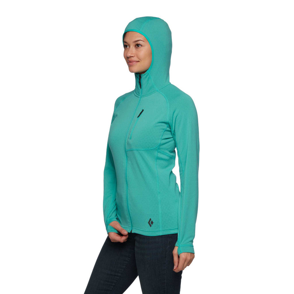 CHANDAIL À CAPUCHON Black Diamond COEFFICIENT FLEECE FEMME - Plein Air Entrepôt