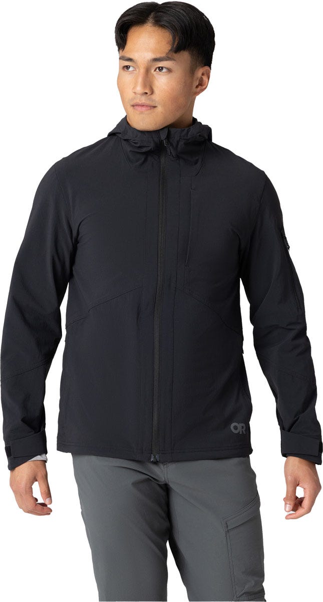 Softsheel Outdoor Research Solstice Capuchon S26 Hommes - Plein air Entrepôt
