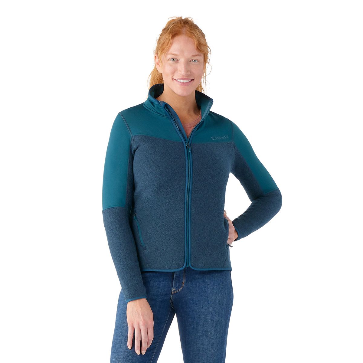 Polaire femme Smartwool full zip Hudson Trail - Plein Air Entrepôt