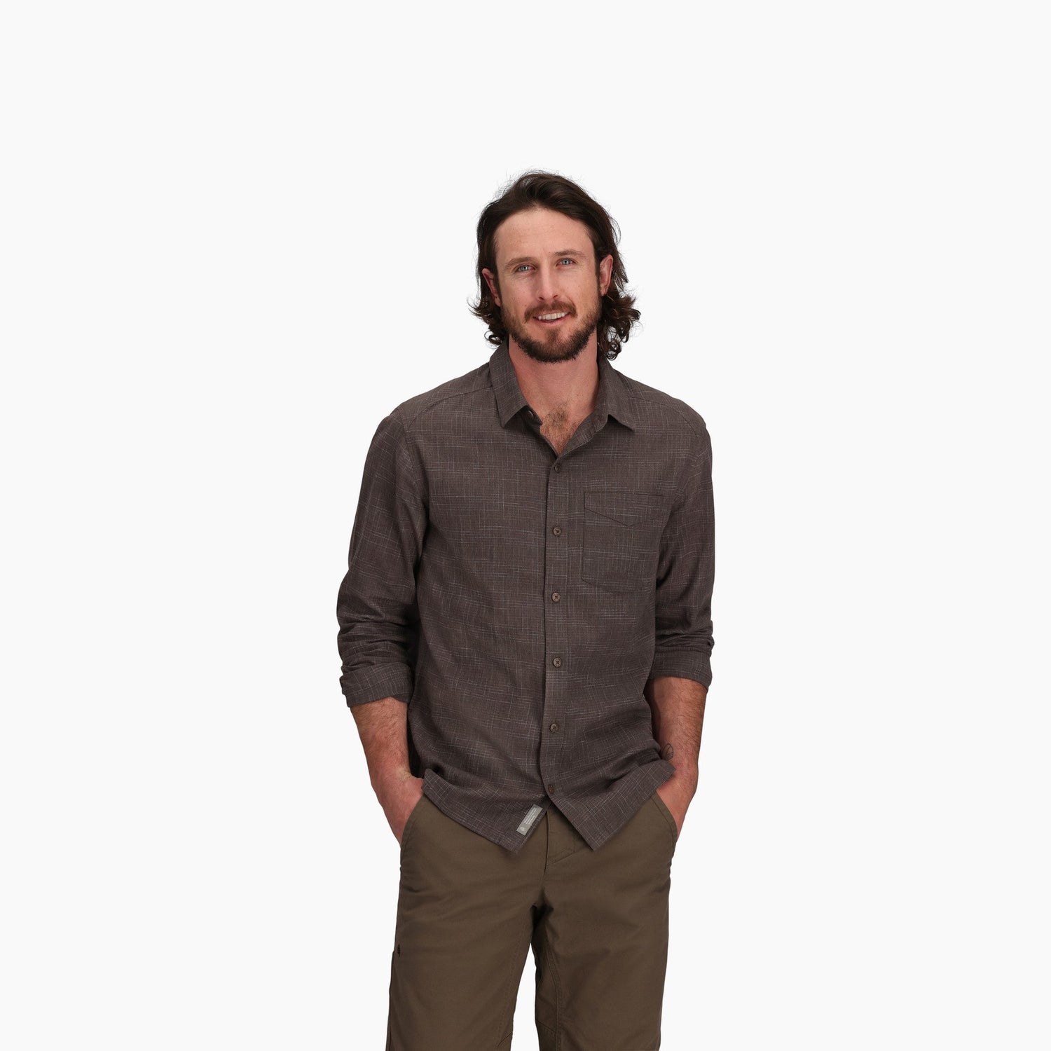 Chemise Manches Longues Royal Robbins Hempline Spaced Hommes - Plein Air Entrepôt
