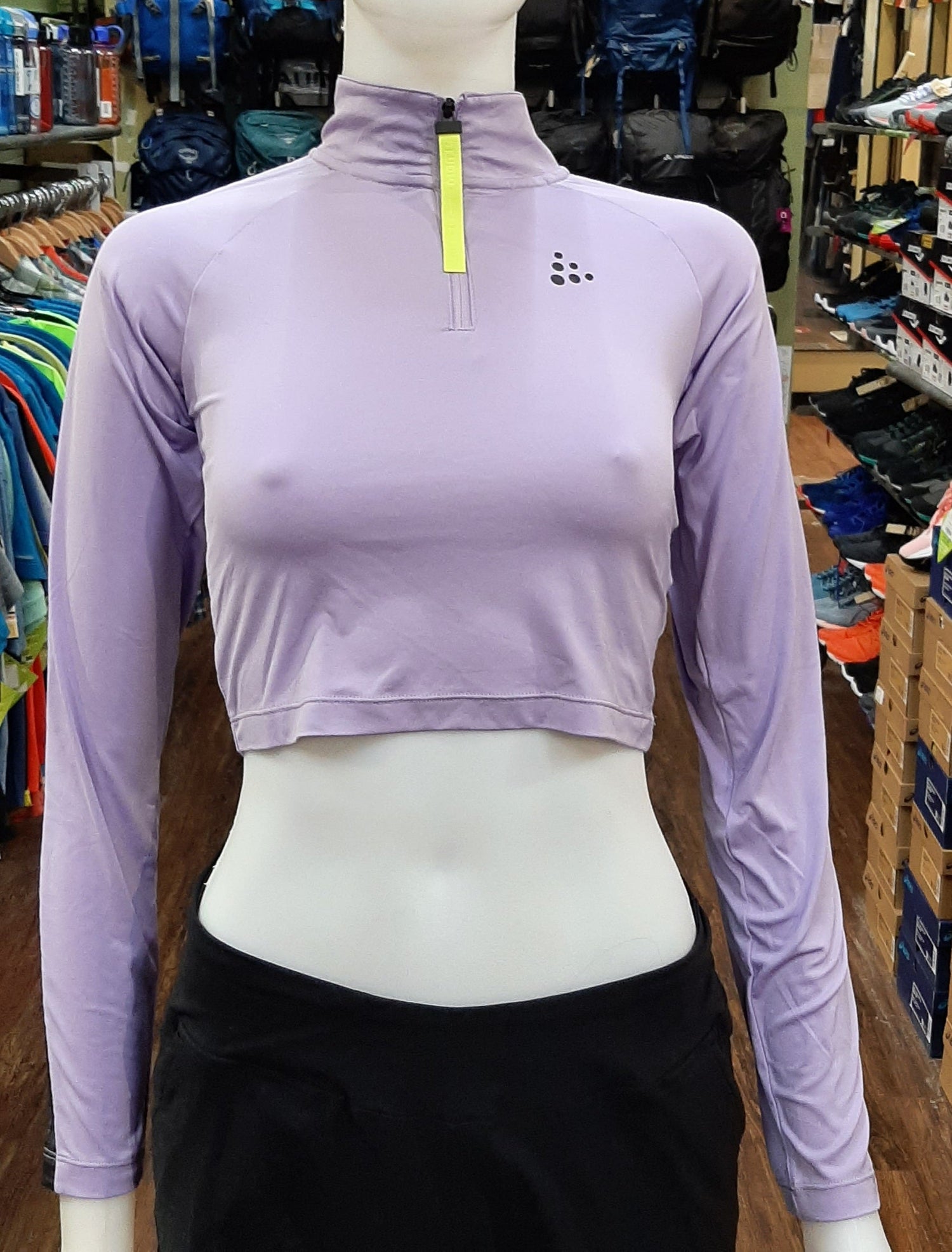Craft Awsome Cropped LS Top Femme - Plein Air Entrepôt