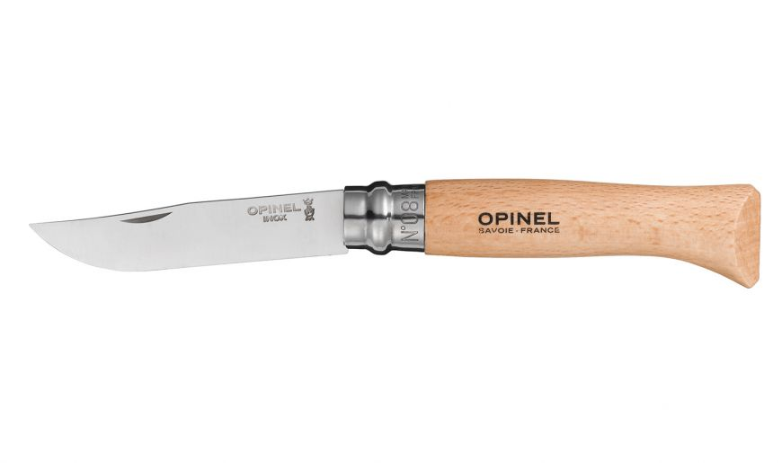 Opinel Couteau VRI Inox No. 8-Plein Air Entrepôt