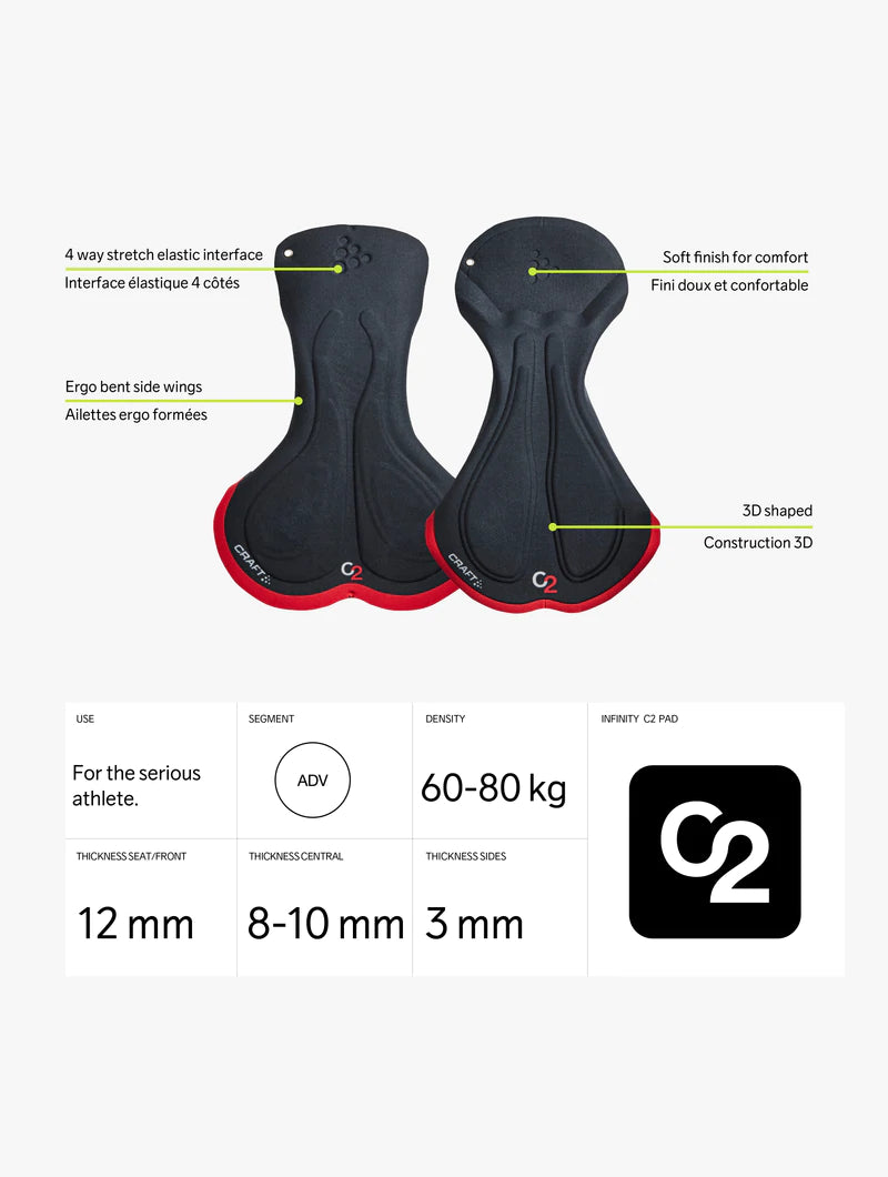 Craft ADV Endur Bibshorts Homme - Plein Air Entrepôt