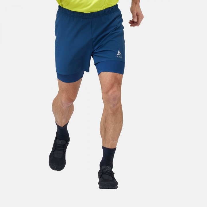 Odlo 2-in-1 Shorts ESSENTIAL 5 INCH Hommes - Plein air Entrepôt