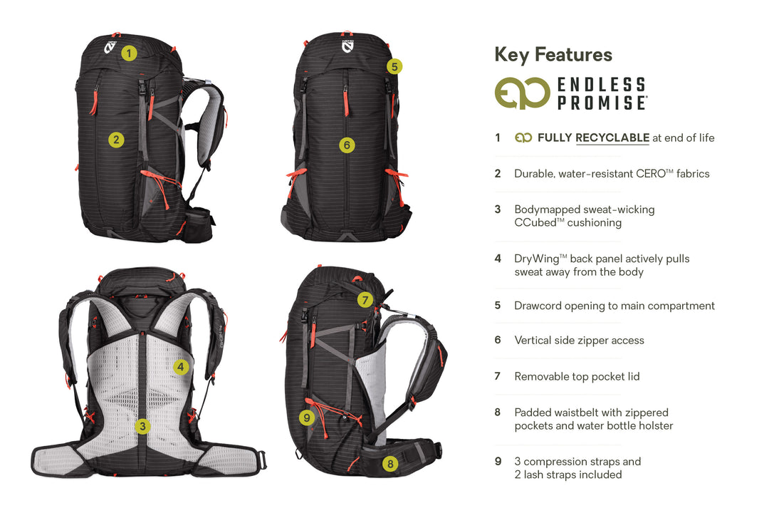 Sac à dos Nemo Persist™ Endless Promise 45L Hommes - Plein air Entrepôt