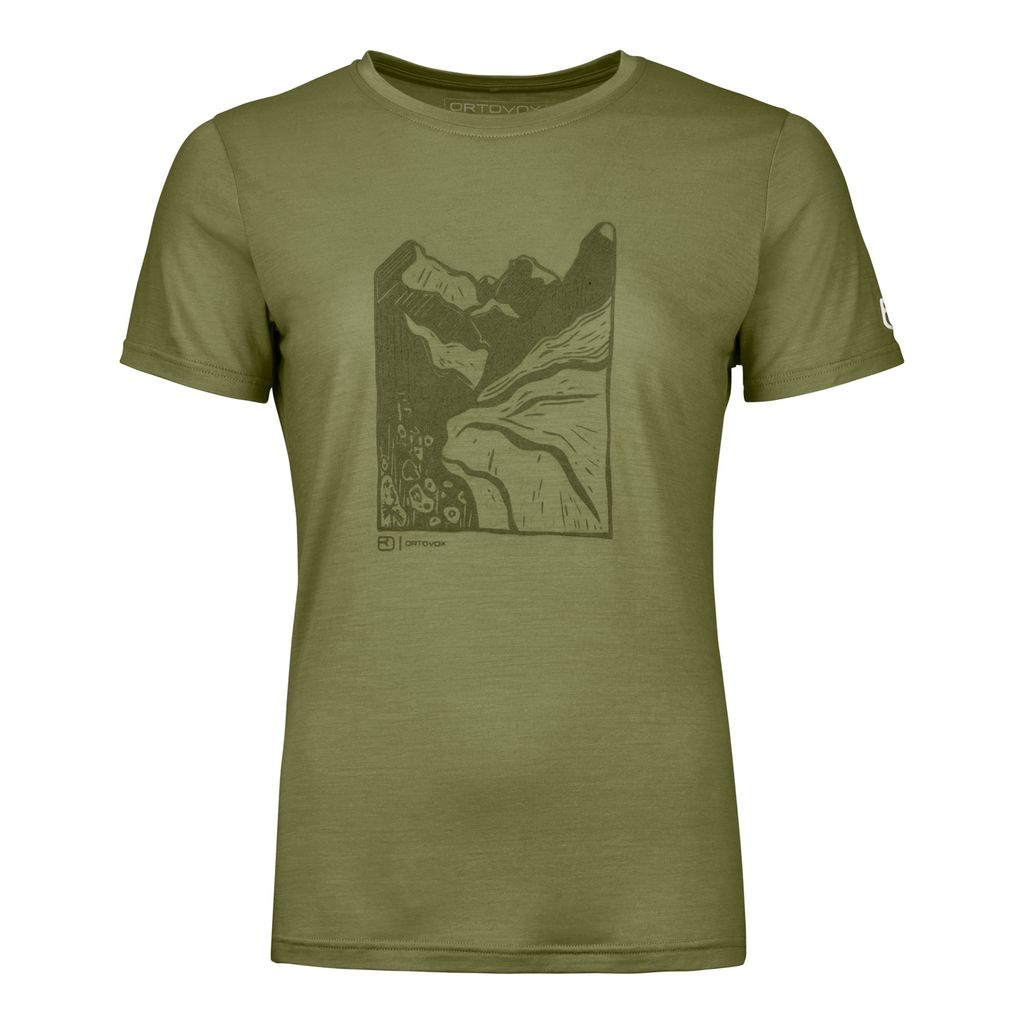 T-shirt Ortovox 120 COOL TEC MTN CUT Femmes - Plein air Entrepôt