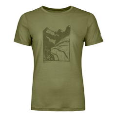 T-shirt Ortovox 120 COOL TEC MTN CUT Femmes - Plein air Entrepôt