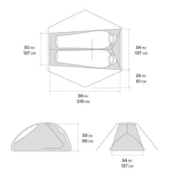 Tente Mountain Hardwear Strato UL 2 - Plein Air Entrepôt