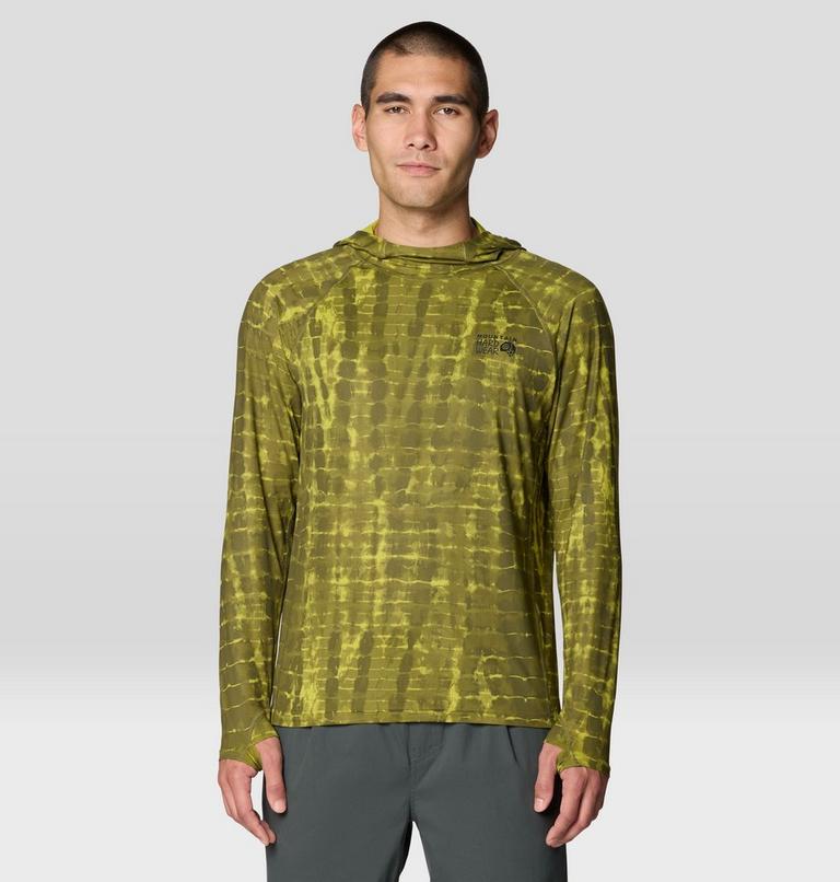 Chandail Solaire à capuchon Mountain Hardwear Crater Lake Manches Longues Hommes - Plein air Entrepôt