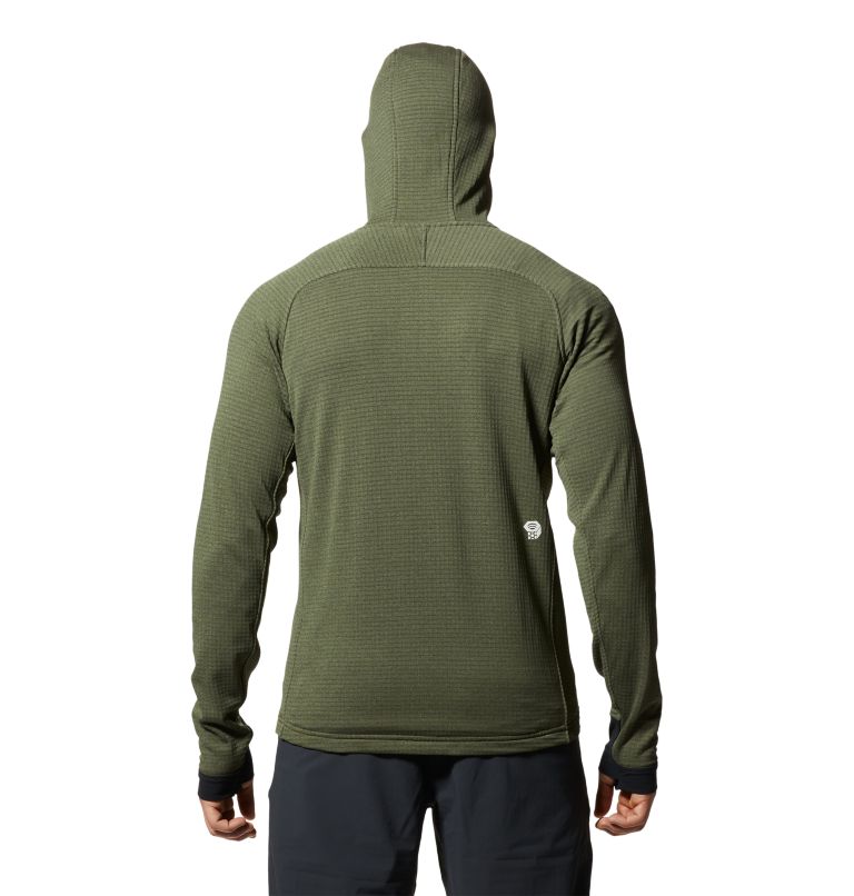 Mountain Hardwear Polartec Power Grid Full Zip Hoody Hommes - Plein air Entrepôt
