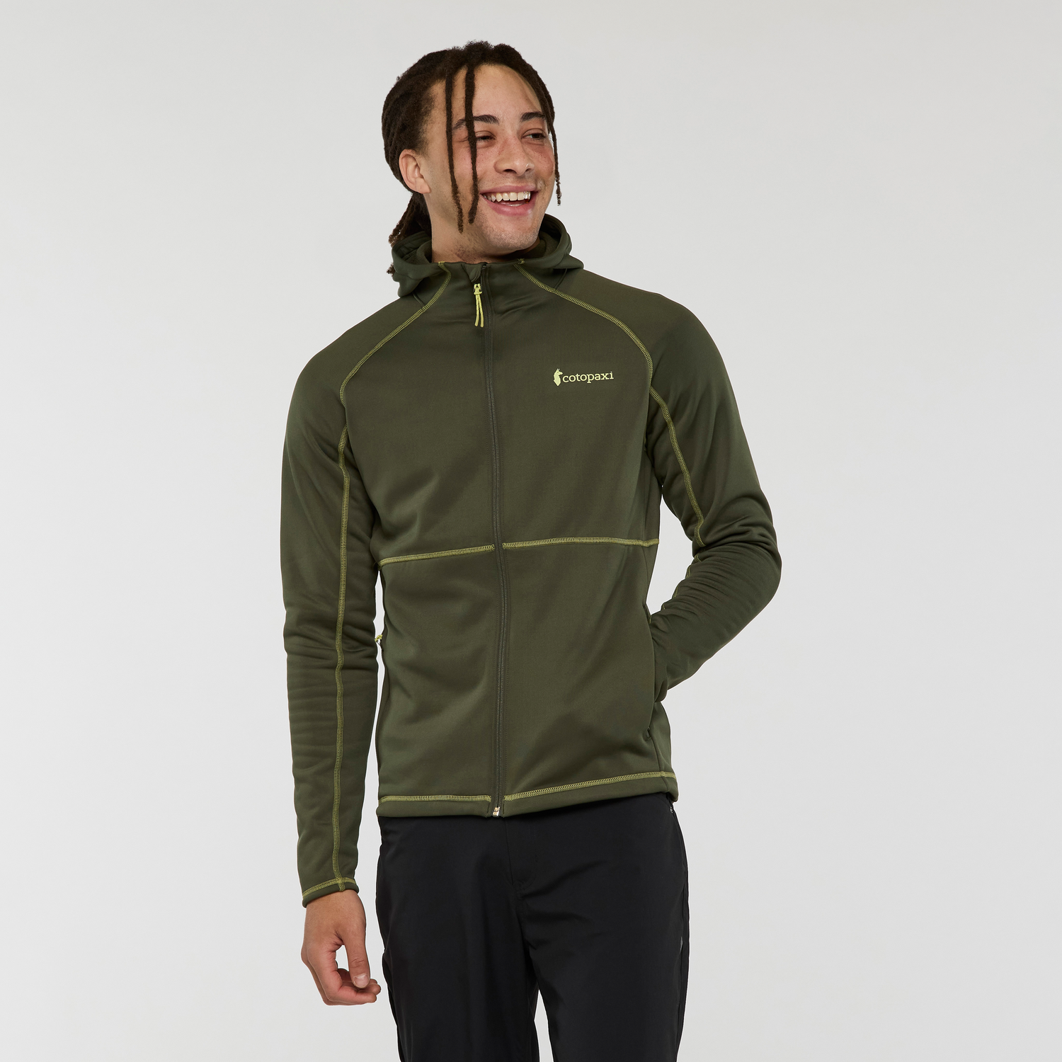 Polaire à capuchon Cotopaxi Tempa Fleece Plein Zip Hommes - Plein Air Entrepôt