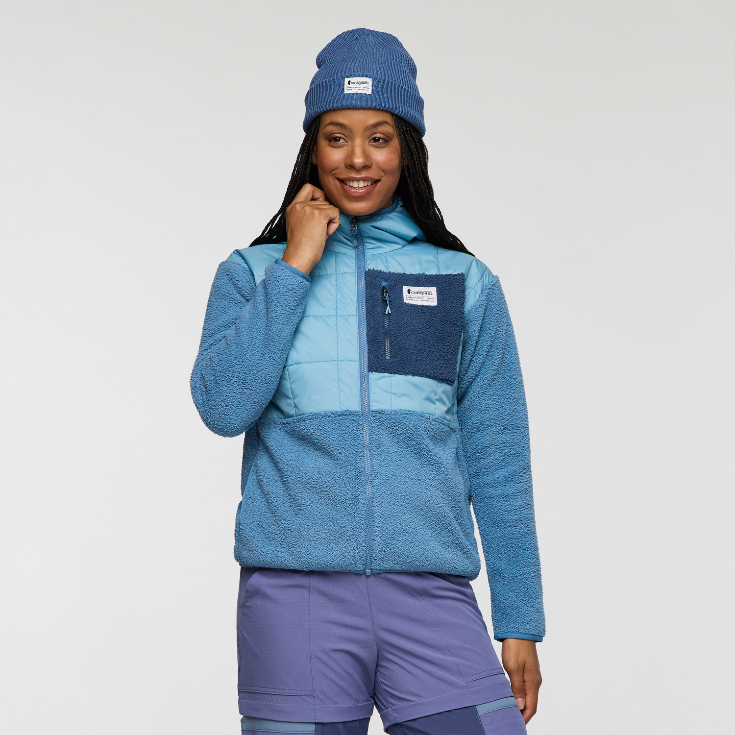 Polaire à capuchon Cotopaxi Trico Hybride Femmes - Plein Air Entrepôt