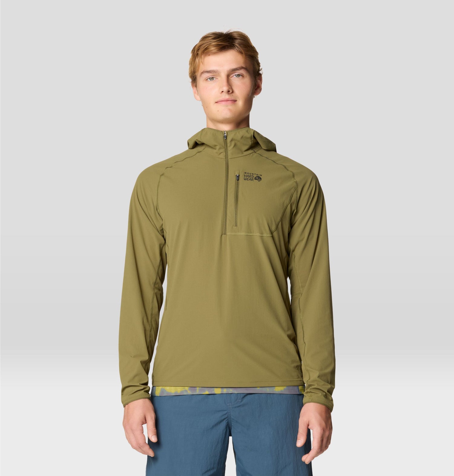 Chandail à capuchon Mountain Hardwear Sunshield Hoody Demi-Zip Hommes - Plein air Entrepôt