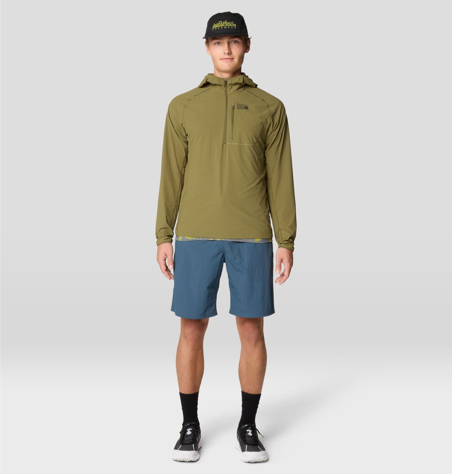 Chandail à capuchon Mountain Hardwear Sunshield Hoody Demi-Zip Hommes - Plein air Entrepôt