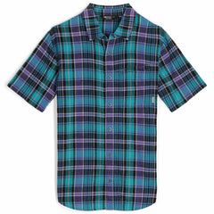 Chemise OR Weisse Carreaux Manches courtes Hommes - Plein Air Entrepôt