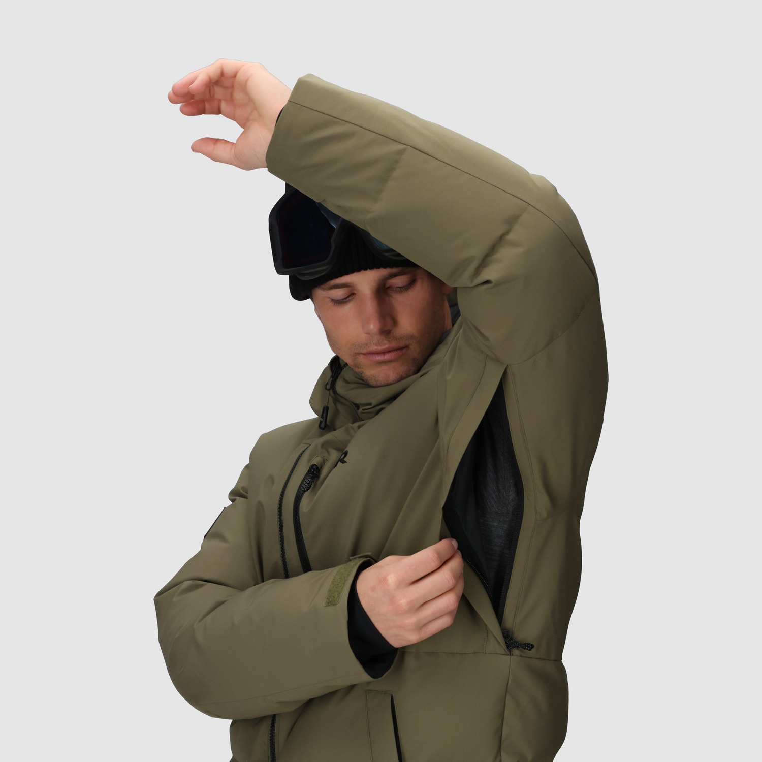 Manteau d'hiver Outdoor Research Snowcrew Duvet Hommes - Plein Air Entrepôt