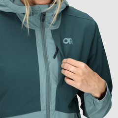 Softshell Outdoor Research Ferrosi à capuchon Femmes - Plein Air Entrepôt