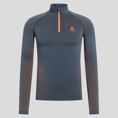Couche de Base Odlo Turtle Neck 1/2 Zip Performance Warm Eco Hommes - Plein air Entrepôt