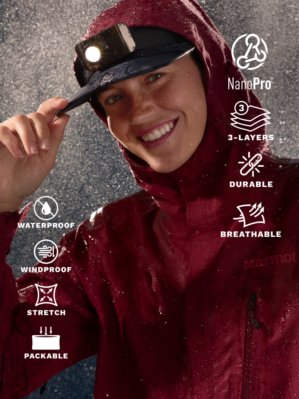 Manteau Imper-respirant Marmot PreCip Evo Pro Femmes - Plein air Entrepôt