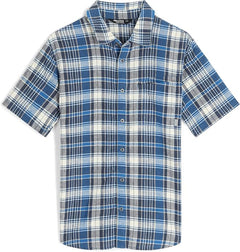 Chemise OR Weisse Carreaux Manches courtes Hommes - Plein Air Entrepôt