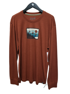 Chandail Smartwool Perfect Crew Long Sleeve Gondola Graphic Tee Unisexe - Plein Air Entrepôt