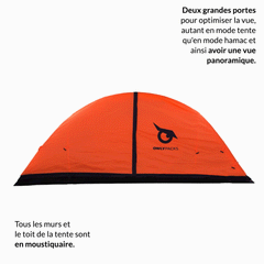 Tente-hamac Owly Packs Hybride 2P - Plein air Entrepôt
