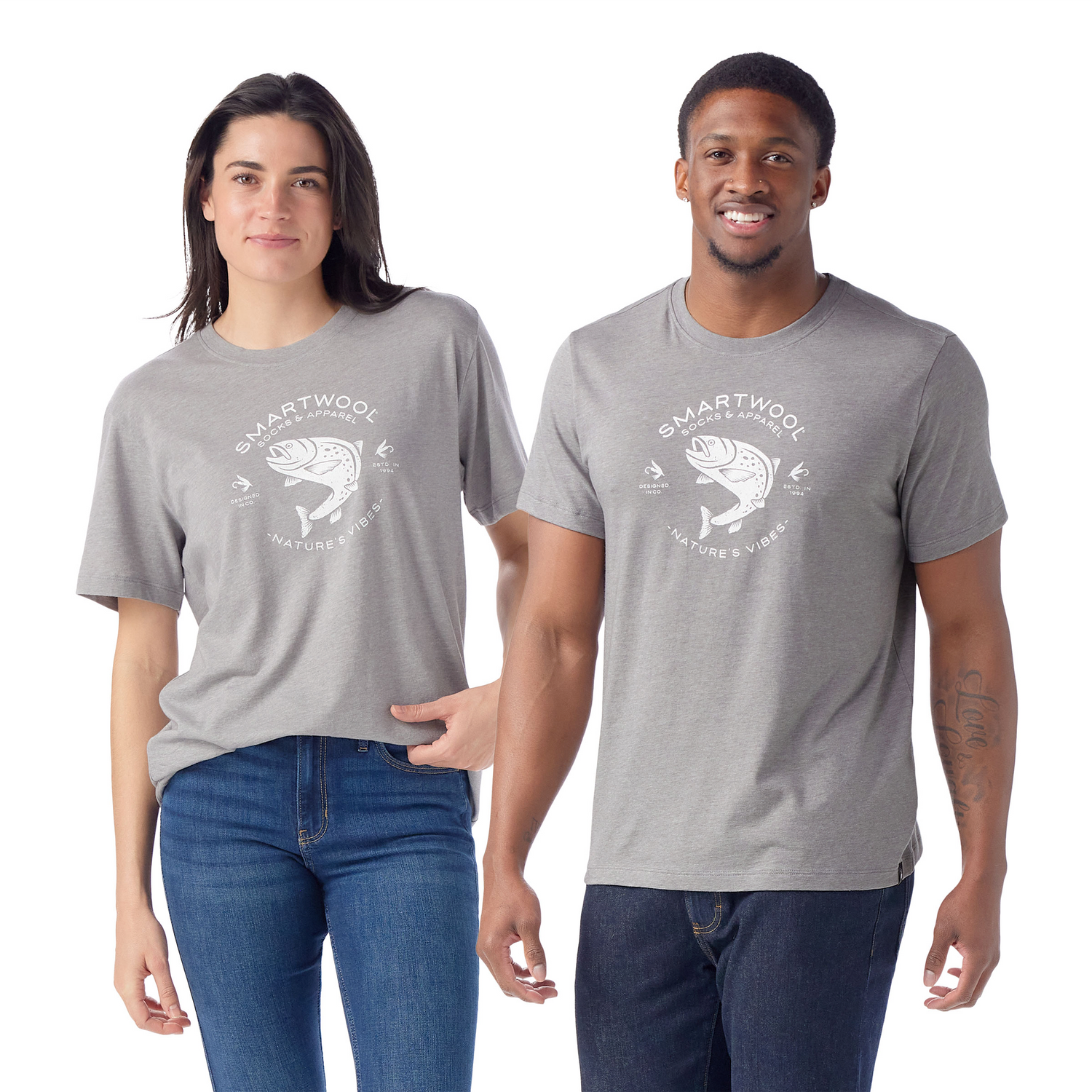 T-shirt Smartwool Trout Fishing Graphic Unisexe - Plein Air Entrepôt