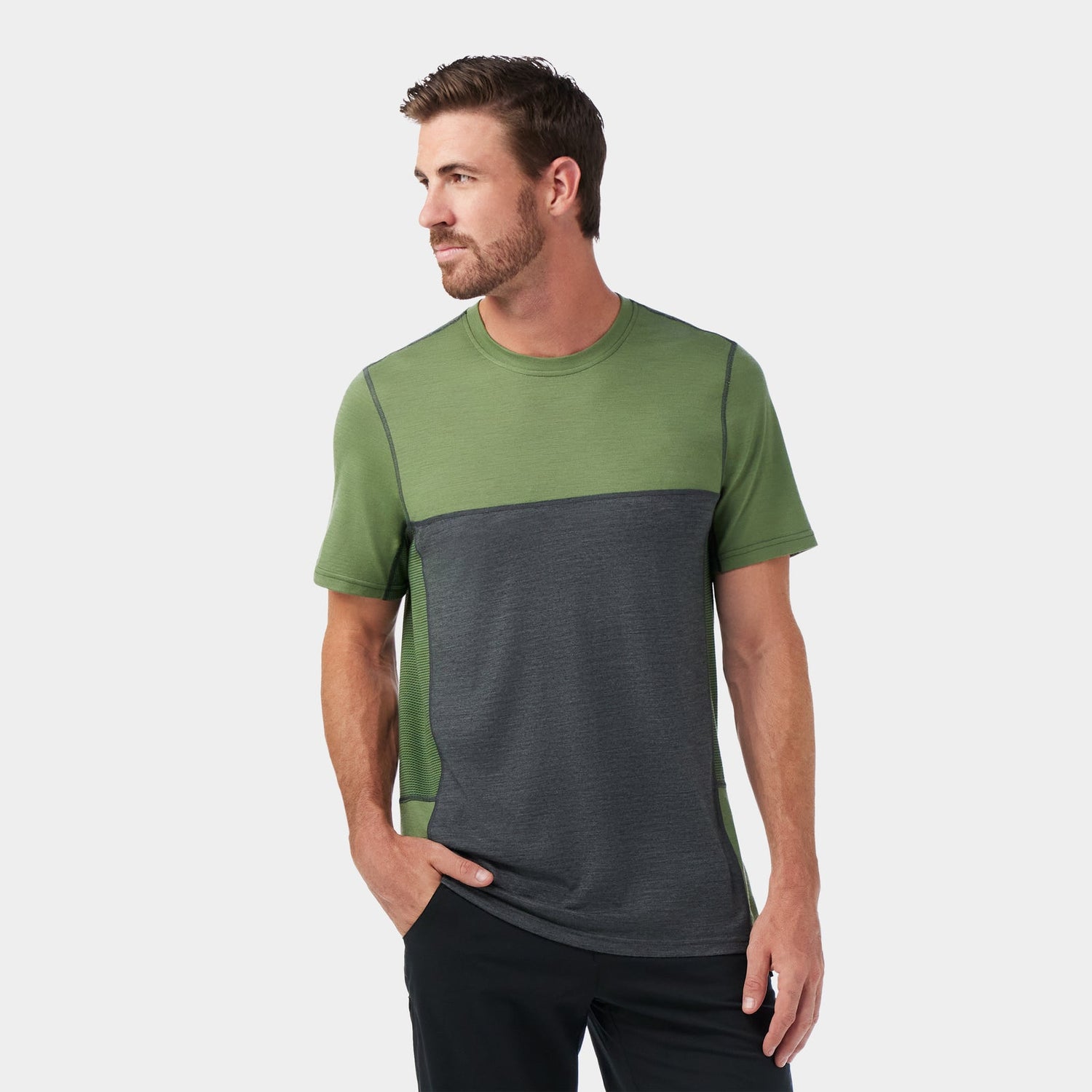 T-shirt Smartwool de vélo de montagne Manches Courtes Hommes - Plein air Entrepôt