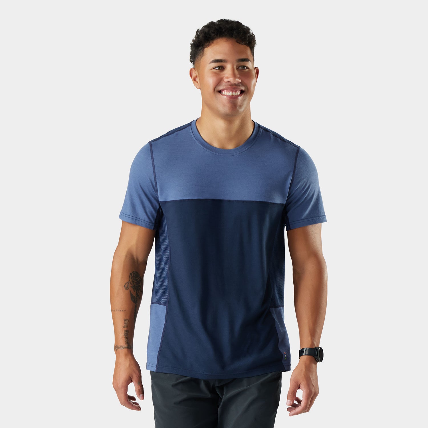 T-shirt Smartwool de vélo de montagne Manches Courtes Hommes - Plein air Entrepôt